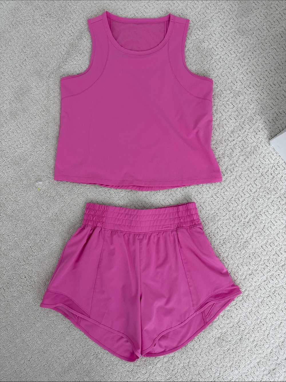 Barbie Pink Athletic Tank and Shorts Set